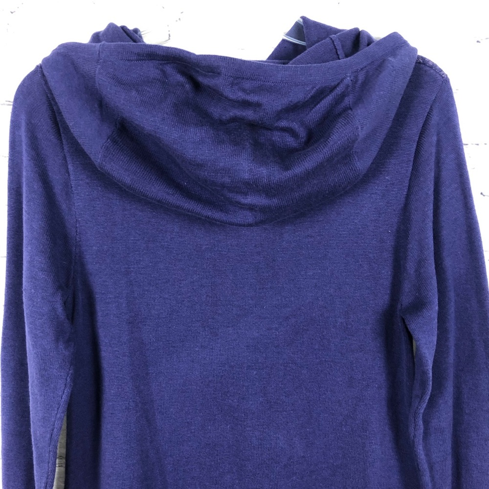 NWT prAna Coco Hooded Sweater Dress Purple Sz M - Picture 6 of 14